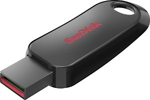 Sandisk Cruzer Snap 64GB USB 2.0 Flash Drive - Black